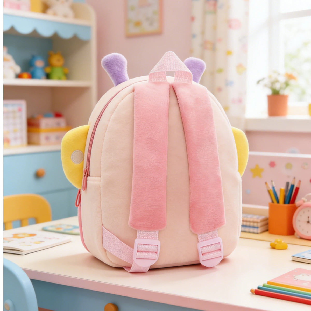 Custom Name Butterfly Backpack for Toddlers, Personalized School Bag